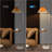 Modern Elegant Floor Lamp With Tray, Foot Switch And Chrome Finish - Pleated Shade-538244573