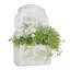 Jardinière murale en métal rustique pour plantes d'intérieur / extérieur, fleurs fraîches et artificielles, décoration murale de ferme pour jardin extérieur-1404389750