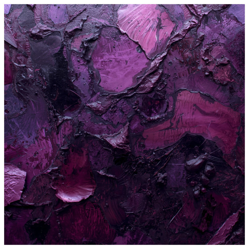 Toile de galerie texturée mauve texturée, 20 po x 24 po