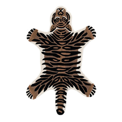 Unique Loom Tiger Playtime Kids Wool Rug