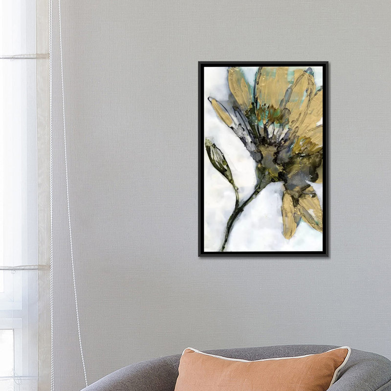 Reproduction d’art par Jennifer Goldberger-impression, H 26 po x l 18 po x 1,5 po, Toile avec cadre noir