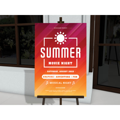 AmTab - PlasticSignB4848-EC - Plastic Sign - 48"W x 48"L