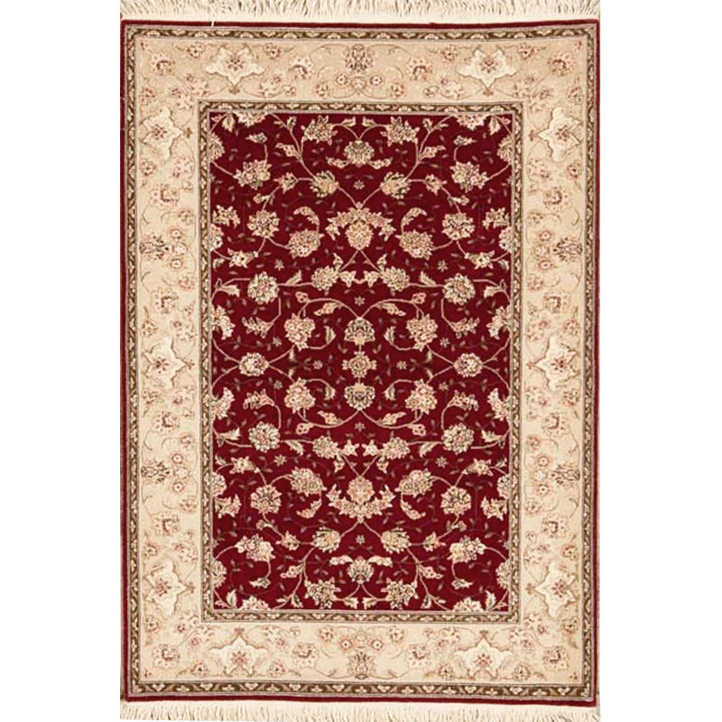Wool Floral Area Rug