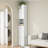 71" Narrow Metal Tower — 5-Tier Versatility & Dual-Door Concealment for Your Slim Space Revolution