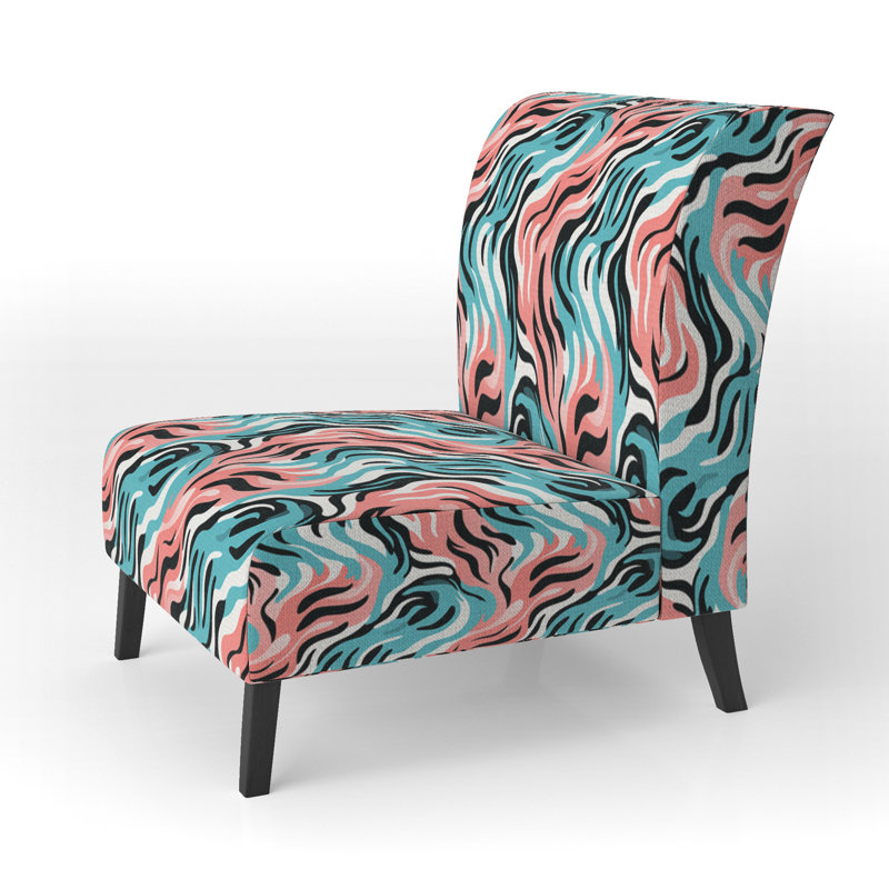 Fauteuil de chambre rembourré Exotic Camouflage Caprice
