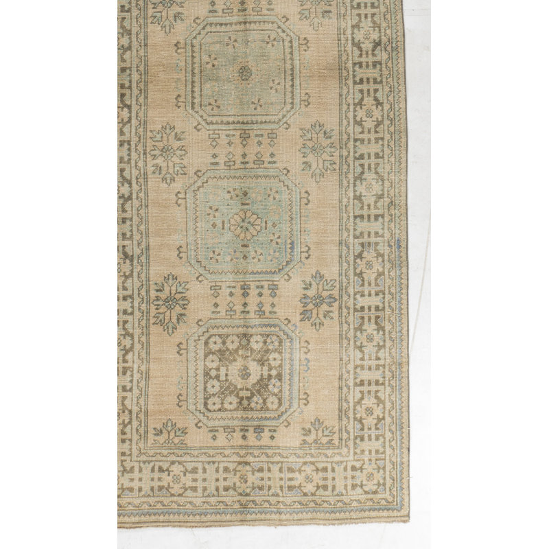One-of-a-Kind 4'4 X 11'9 Hand Knotted Area Rug