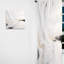 Rideau moderne - Rideau moderne - Velours obscurcissant blanc et doré - 1 panneau-107830870