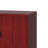 Doe Office Storage Cabinet With 2 Doors, Mahogany Red, 31 Inch Wide