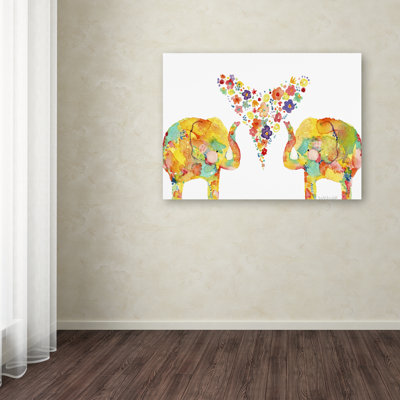 Berkley 'All about the love' Canvas Art