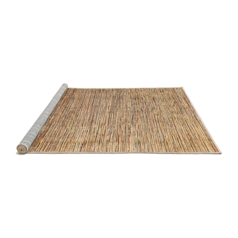 Tapis 10057 abstrait lavable à la machine 3057, Rond 4 pi