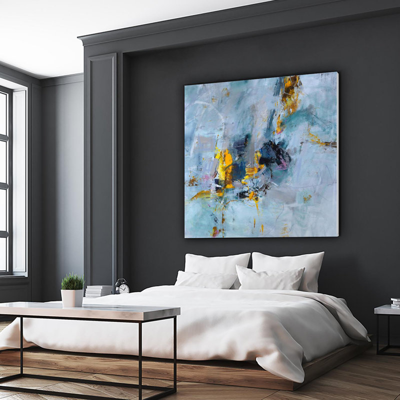 Prise du prix sur toile, H 72 po x l 72 po x P 1,5 po