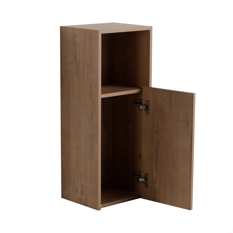 Armoire de salle de bain avec portes à fermeture en douceur, Brown