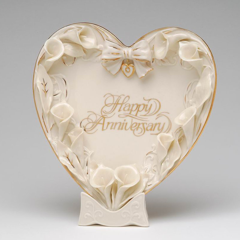 Assiette et support Esmund Happy Anniversary