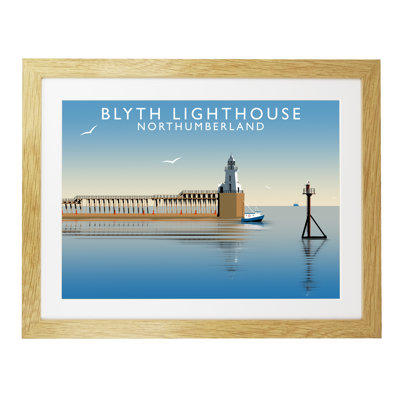 Blyth Lighthouse by Richard O'Neil - Print