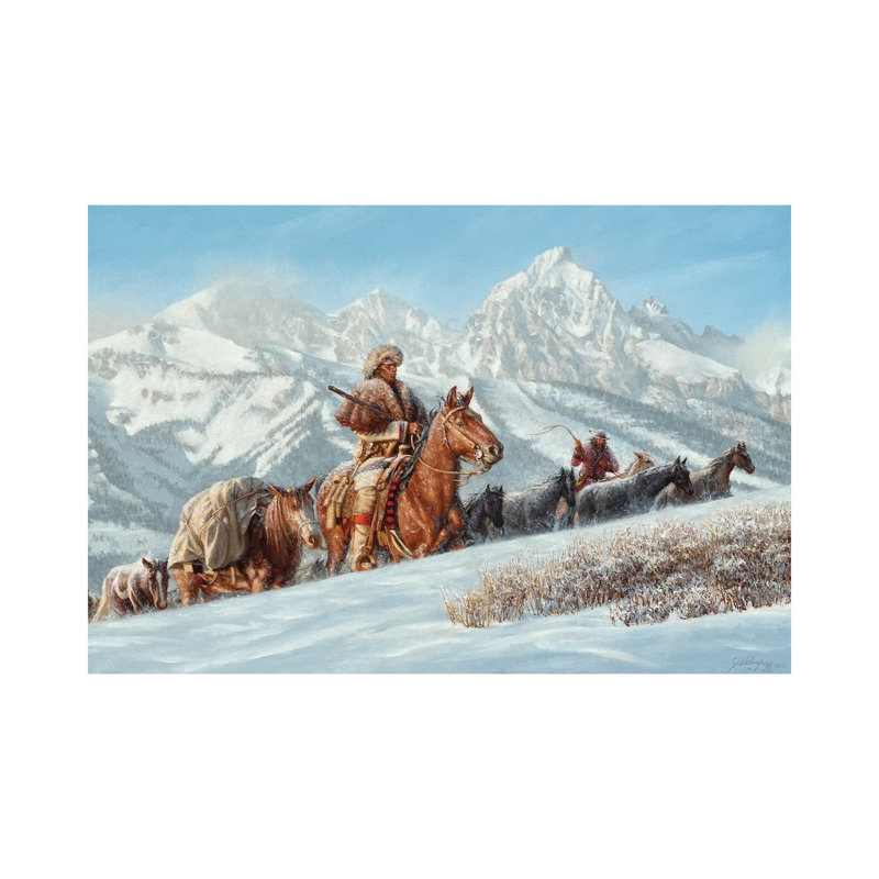 The Mountain Men by Joe Velazquez - Wrapped Canvas Print, 152.5 cm H x 101.5 cm W