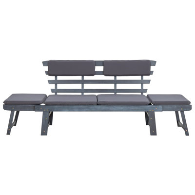 Kendricque 61'' Wide Wood Loveseat with Cushions