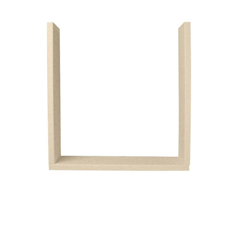Solid Surface Shower Trim Kit, Bermuda Sand