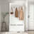 Entryway Bench With Standing Coat Rack, Hall Tree With Shoe Storage Bench, Entryway Organizer With 5 Hooks