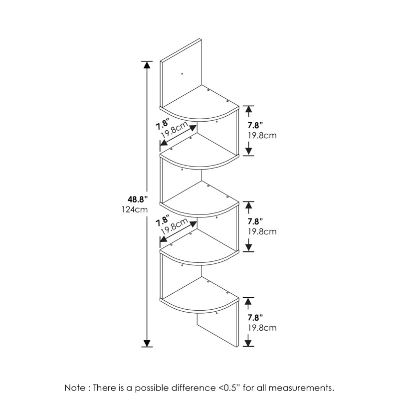Michelot 5 Piece Floating Shelf