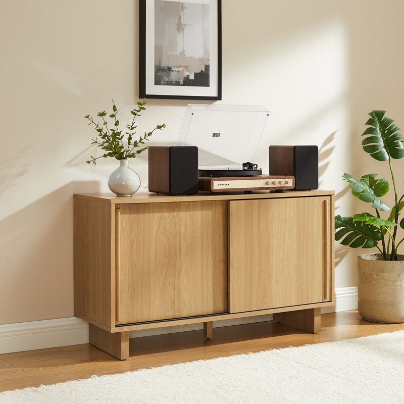 Gemma Medium Record Player Cabinet With Vinyl Storage