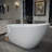 Deep Soaking Bathtub Acrylic Standalone Spa Home Indulgence