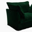Canapé moderne confortable avec configurations polyvalentes et coussins moelleux
