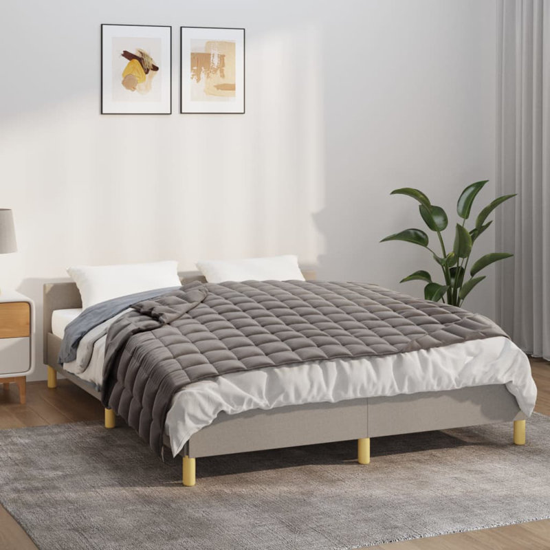 Corvi Weighted Throw Blanket, 122cm W x 183cm L, Grey