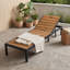 Chaise longue d'extérieur réglable à six positions-600908581
