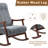 Rocking Chair with Solid Wood Legs-254849778