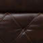 Avec fauteuil inclinable avec accoudoirs à couture manuelle de style transitionnel avec accoudoirs à finition transitionnelle et finition brune