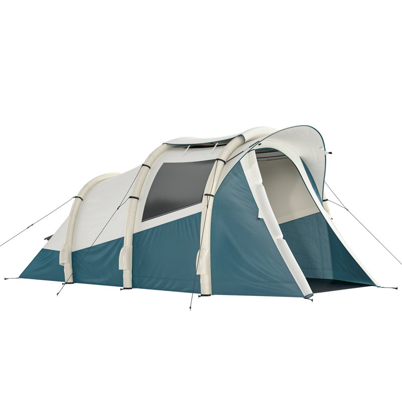 3 Person Tent, Green/White