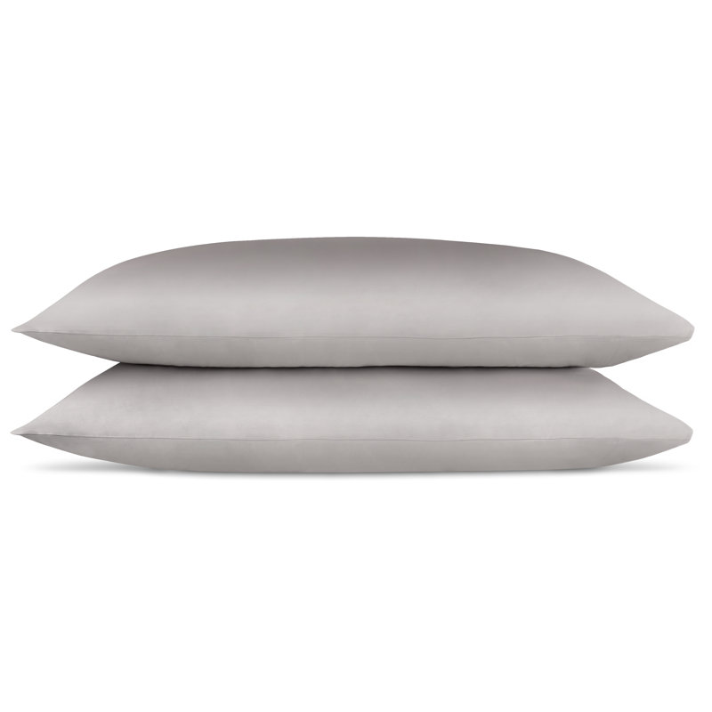 Ensemble de taies d'oreiller rafraîchissantes 100% Eucalyptus Lyencell TENCEL ™ Delara (paquet de 2) - Doux, soyeux et évacuant l'humidité