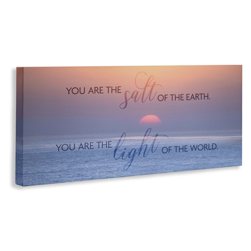 «Light of the World», art mural sur toile par Kathy Mansfield, H 10 po x l 24 po