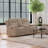 Peshawa Upholstered Motion Reclining Loveseat Taupe-1062128056