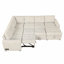 Ensemble de canapé de 107,5 po en forme de U, avec fauteuil de rangement, avec équipement de chargement, beige-1504576833