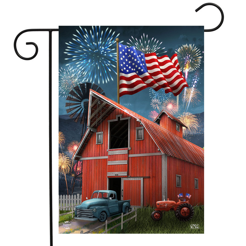 Drapeau de jardin de grange American Celebration