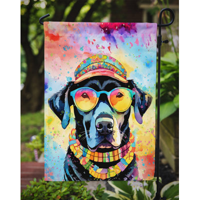 Drapeau de jardin Hippie Dawg