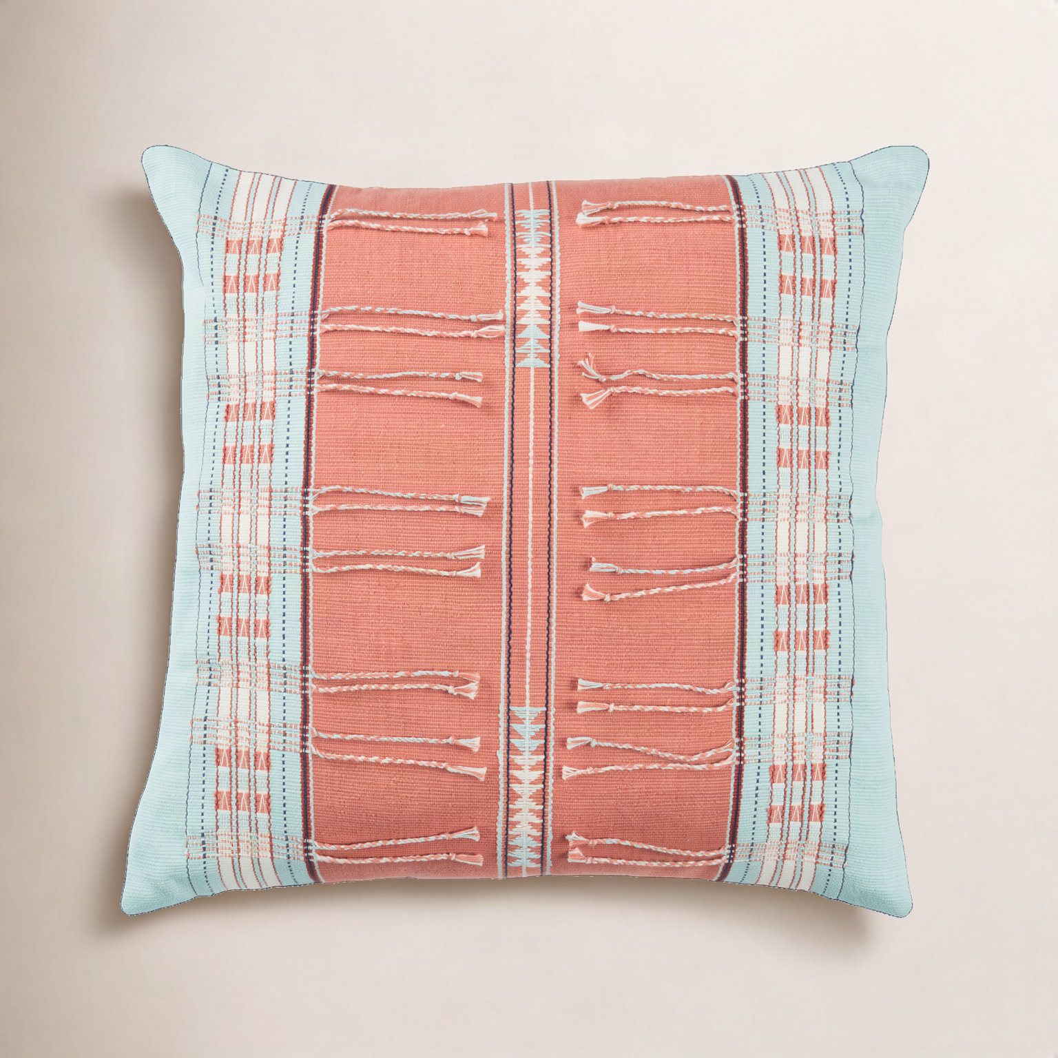 Sharpay Tassels Cotton Throw Pillow, Pillow Cover Only - No Insert