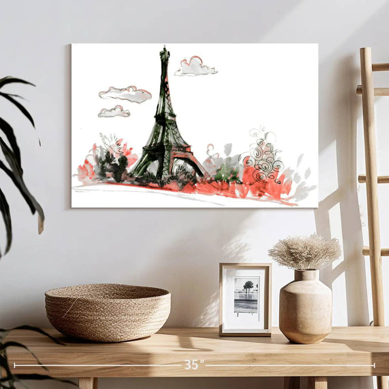 Nicci Paris Eiffel Tower Pop, 16" H x 24" W