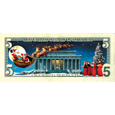 Facture $5 jingle bucks colored