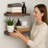 Solid Wood Floating Shelves，Rustic Wooden Wall Shelves-501930269-497772439
