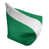 Vert / blanc / vert sélectionné