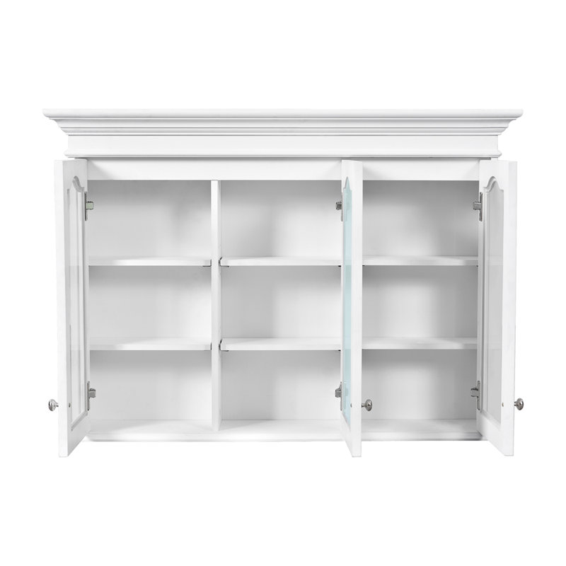 Armoire de toilette murale 2 en 1 avec beaucoup de rangement, parfaite pour les petits espaces et les décors modernes