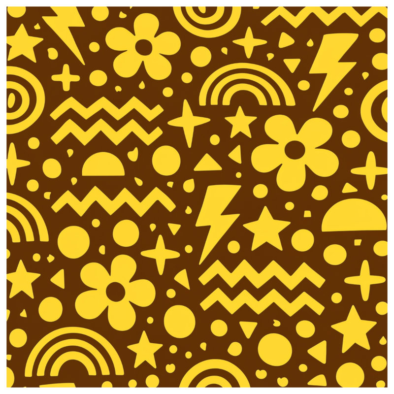 Édredon jaune et brun à motif géométrique, Twin Extra Long