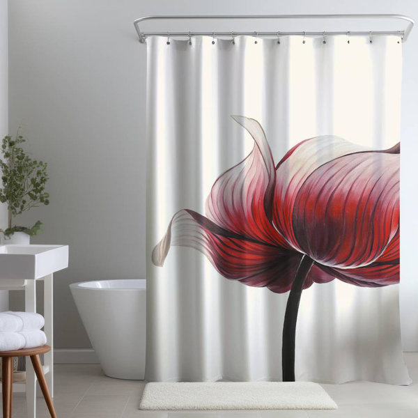 Begin Edition International Inc. Floral Shower Curtain | Wayfair