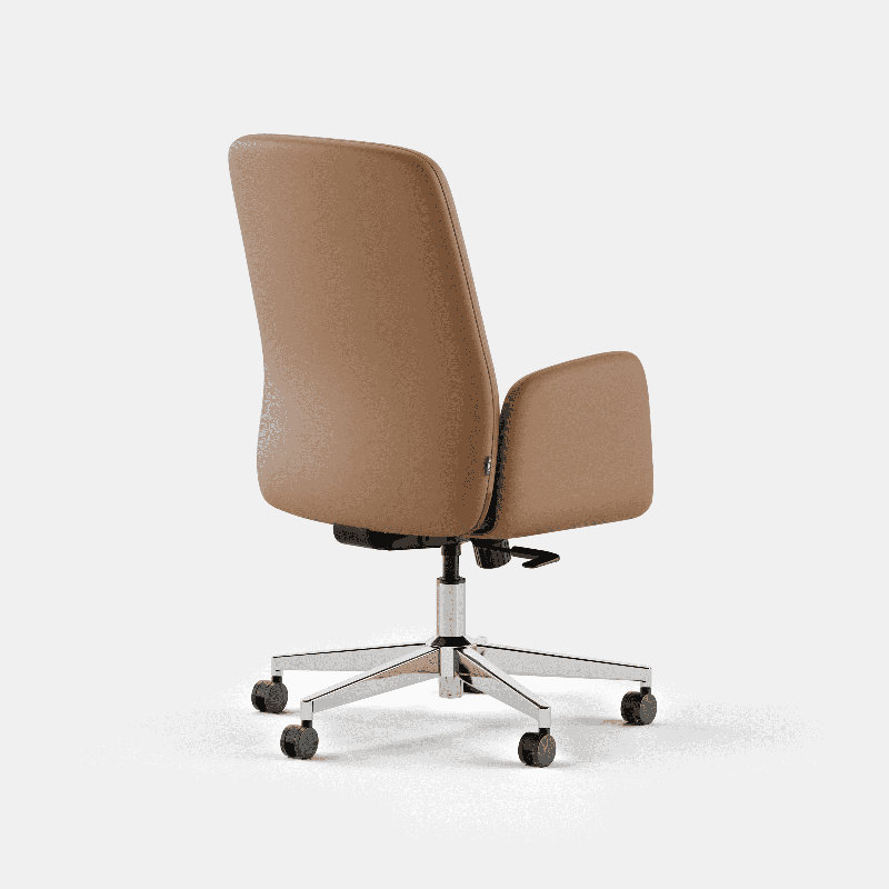 Softside Chair, 40.5", Chrome, Canyon