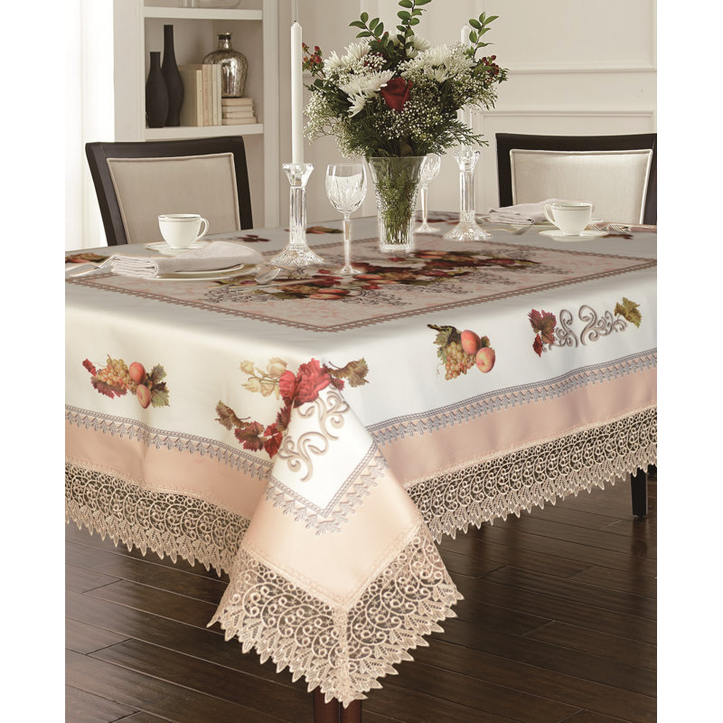 Nappe Akins, Ivoire, L 88 po x l 70 po
