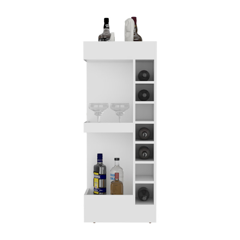 Armoire de bar Glen Lyon, salon, blanc, Blanc