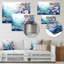Fleurs sous l'eau - Art mural fantastique en métal MT133774-906996274