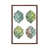 Classic Brown Wood Floater Framed